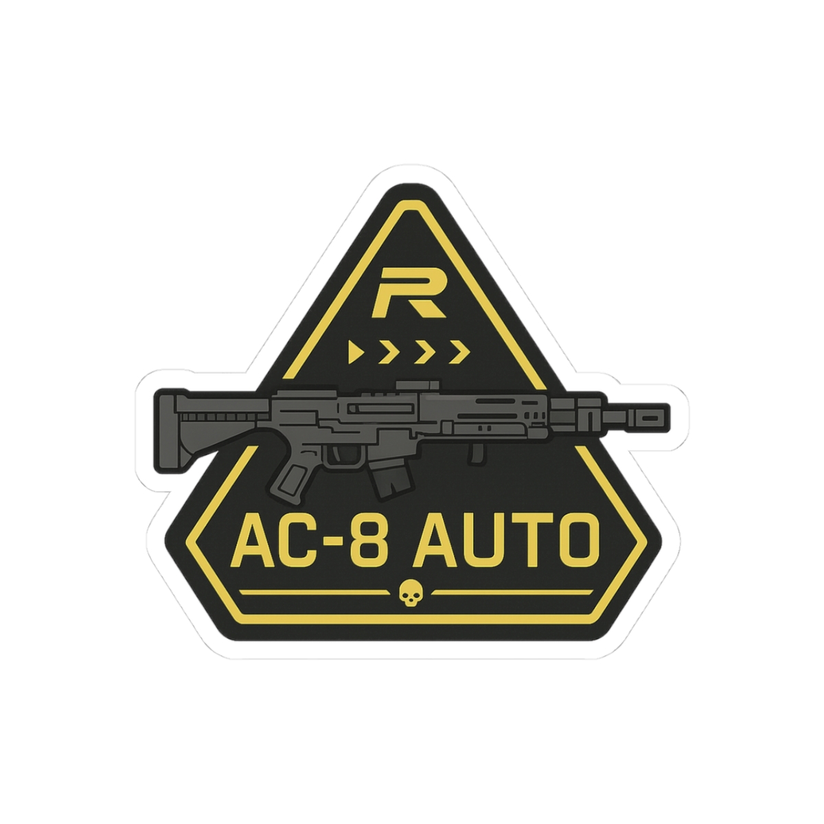 AC 8 Autocannon Sticker | Bold Military Vinyl Decal - alternate angle 1, merchandise