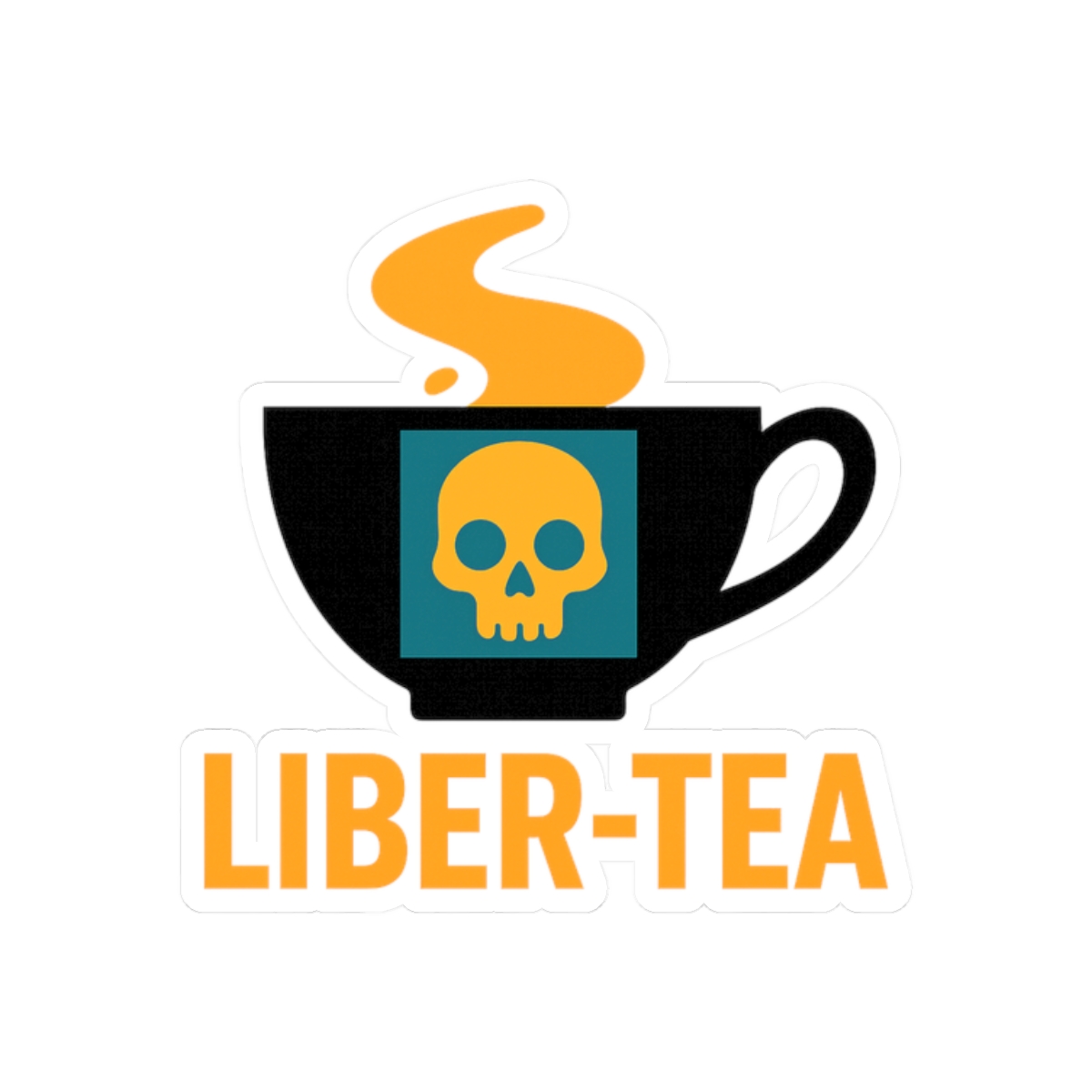 Helldivers Liber-Tea Pun Sticker | Funny Gaming Decal - alternate angle 3, merchandise