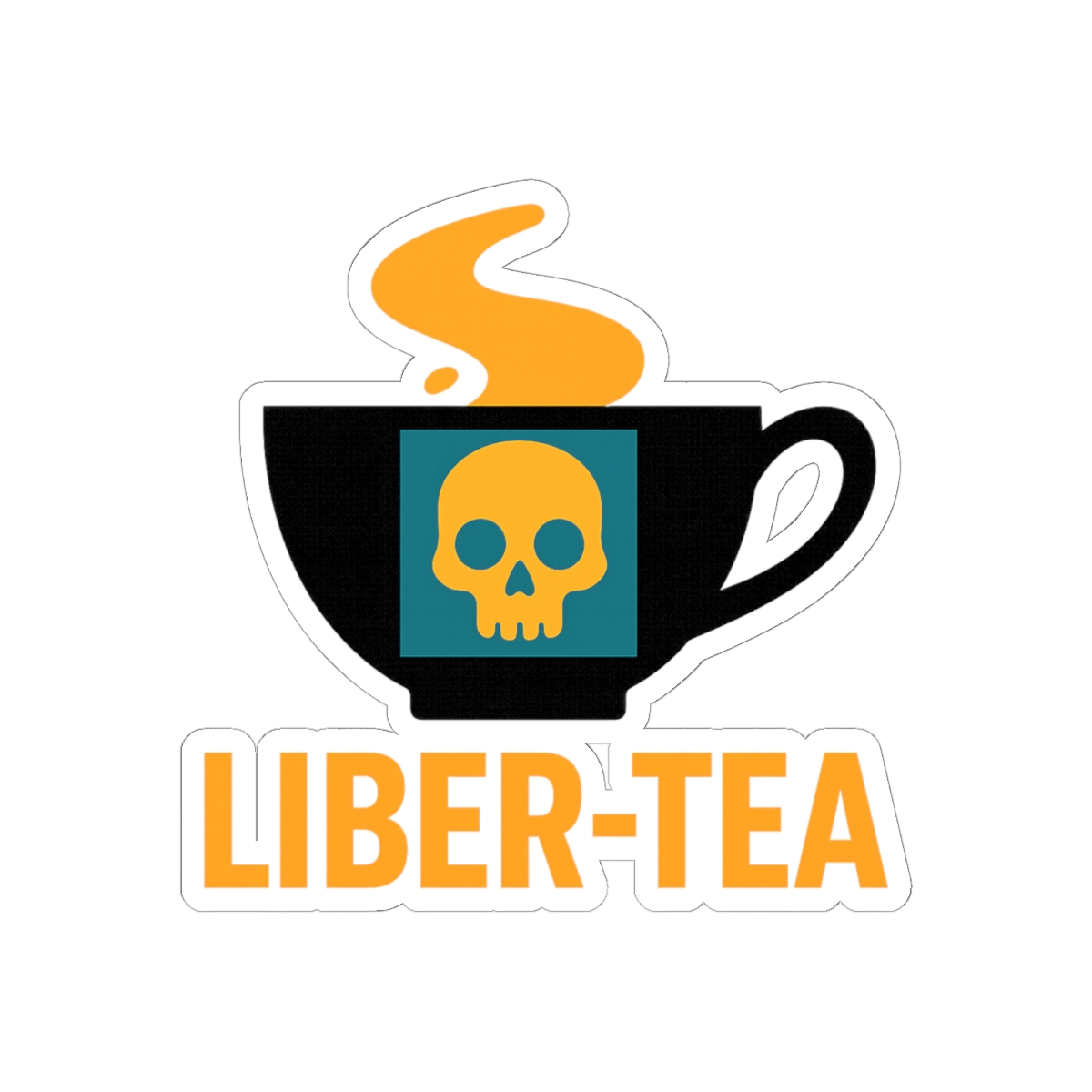 Helldivers Liber-Tea Pun Sticker | Funny Gaming Decal