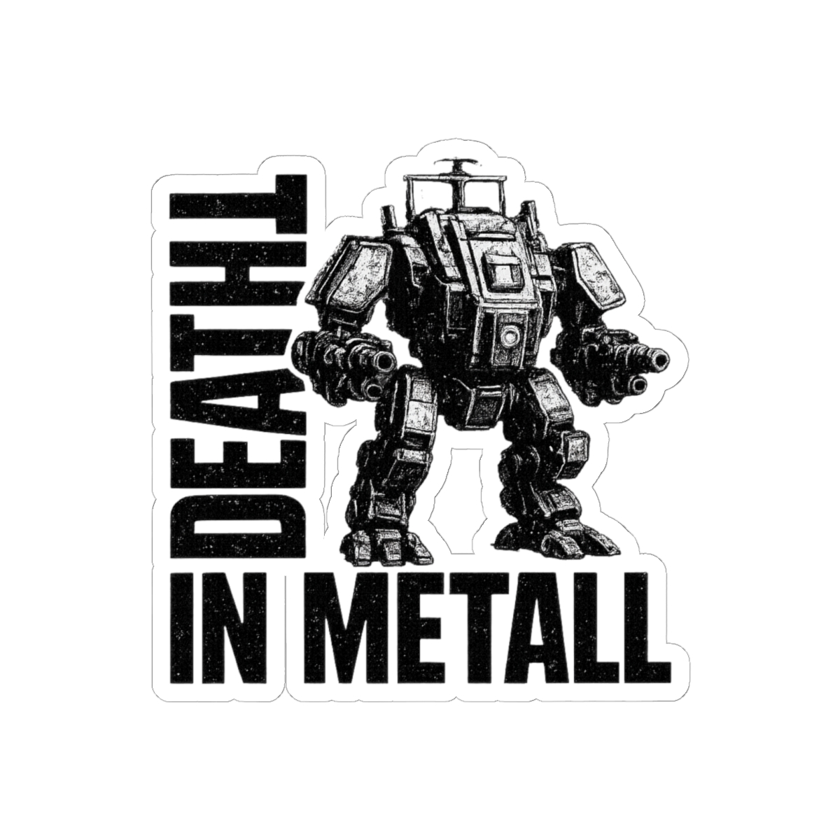 Funny Meta Stickers Recursive Design Vinyl Sticker