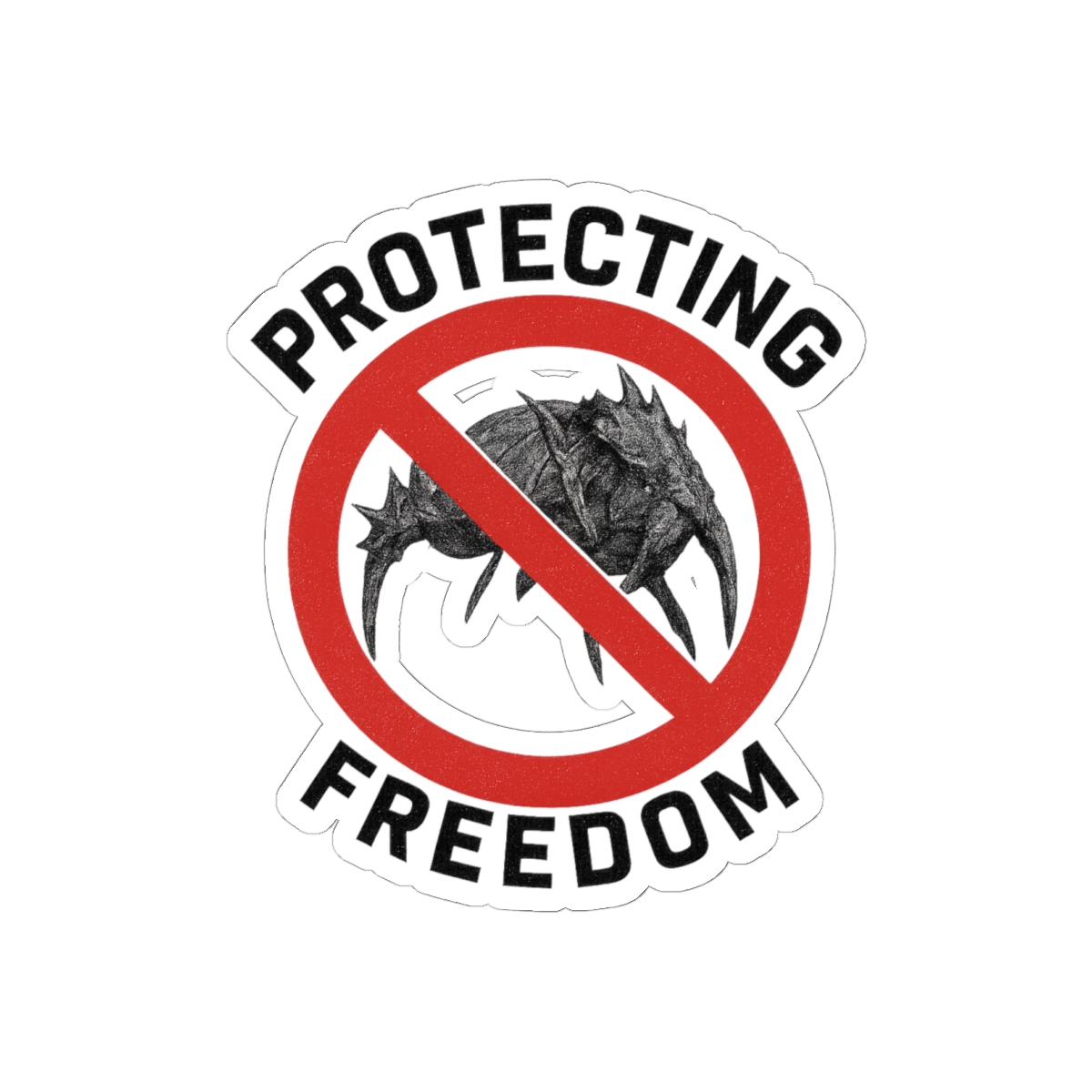Protecting Freedom Patriotic Sticker | Bold Vinyl Decal