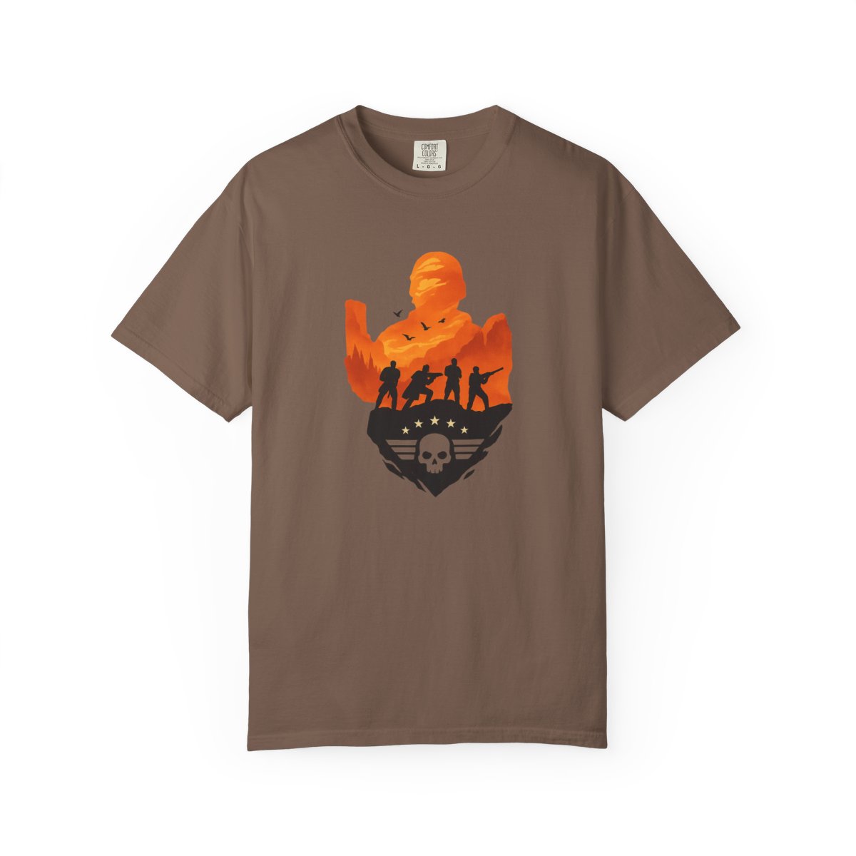 Helldivers For Democracy Gaming T-Shirt - alternate angle 4, merchandise