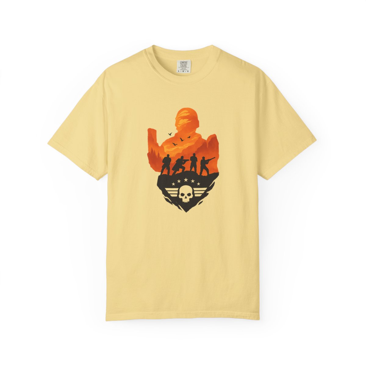 Helldivers For Democracy Gaming T-Shirt - alternate angle 5, merchandise
