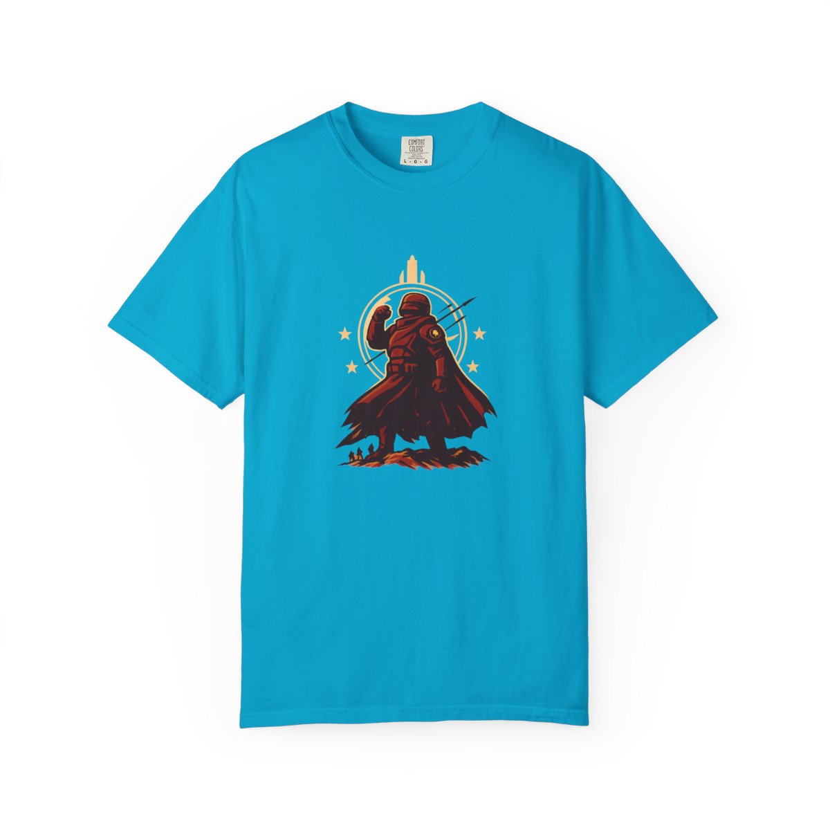 Helldivers For Liberty Patriotic Gamer T-Shirt - alternate angle 3, merchandise