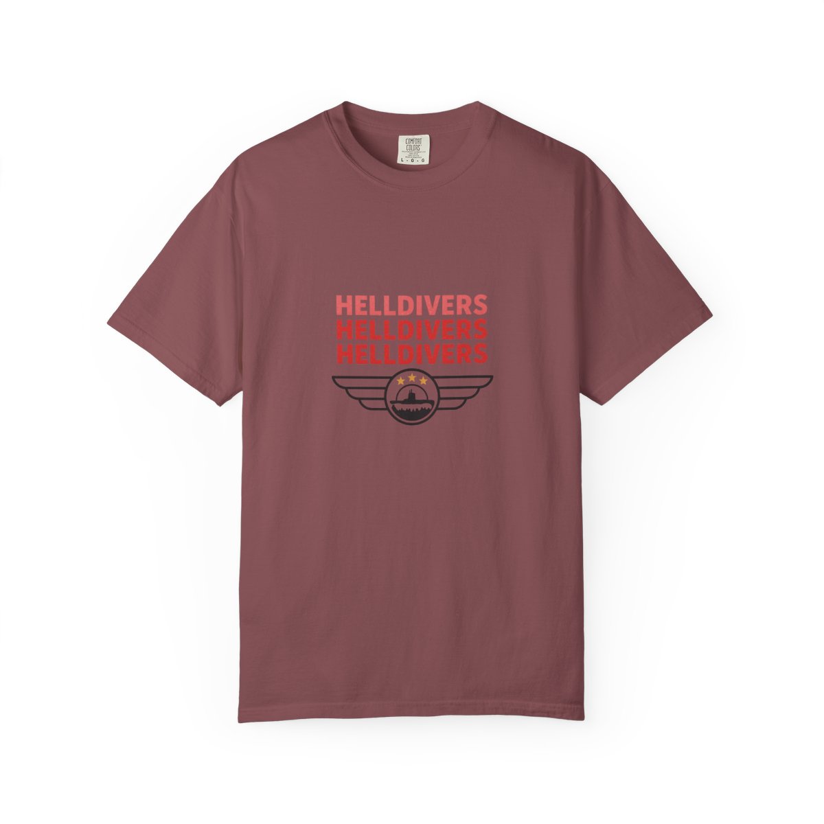 Hell Diver Plongeur de l'Enfer Dark Humor T-Shirt - alternate angle 4, merchandise