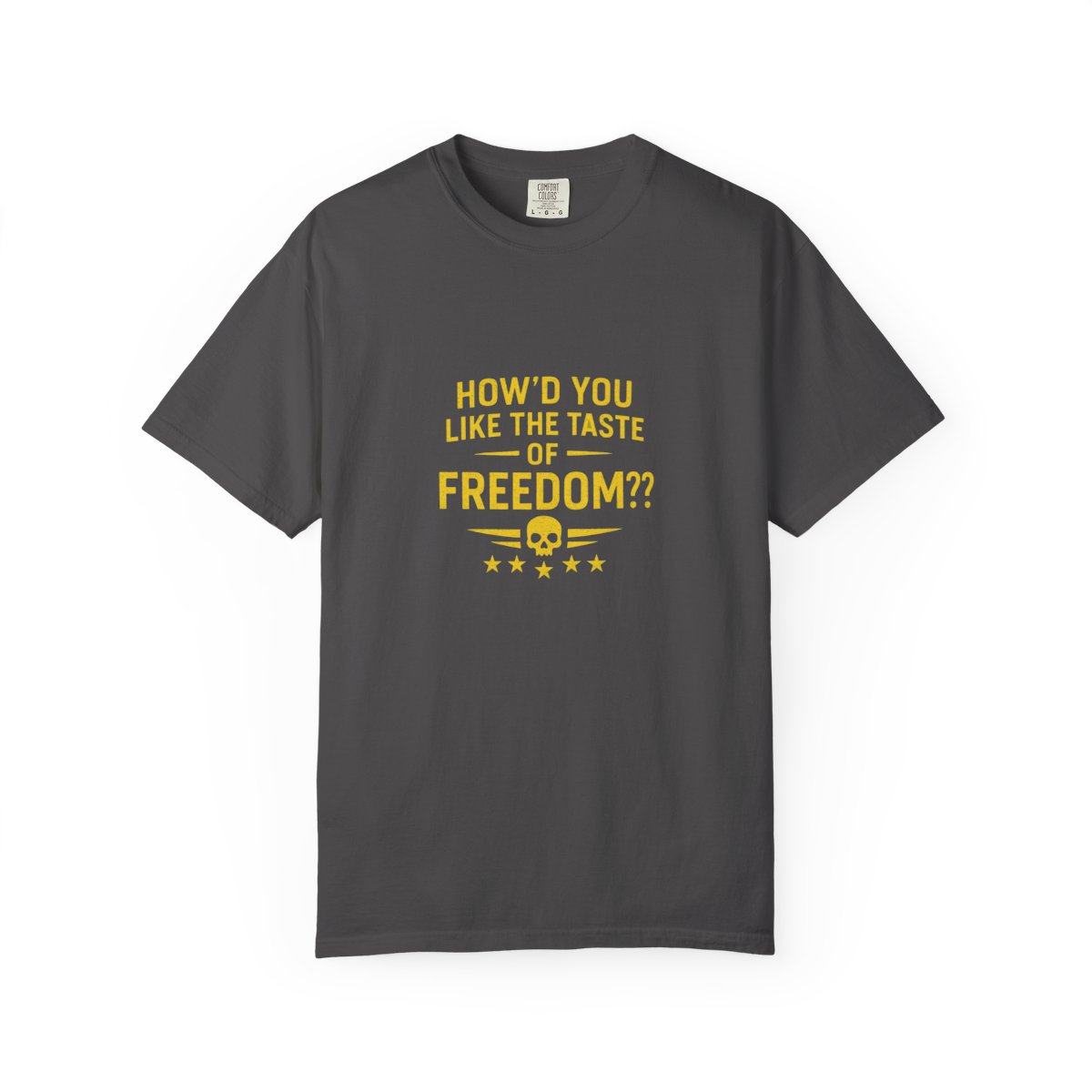 Helldivers 'Taste of Freedom' Funny Gaming T-Shirt - alternate angle 3, merchandise
