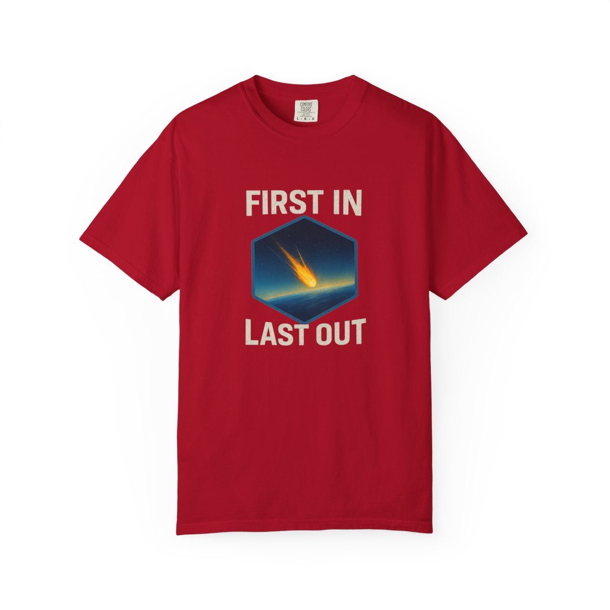 First In Last Out Cosmic Meteor T-Shirt