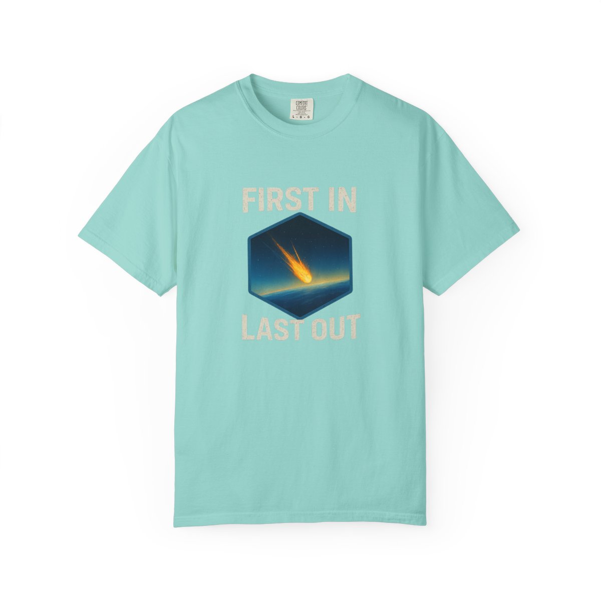 First In Last Out Cosmic Meteor T-Shirt - Official T-Shirts merchandise