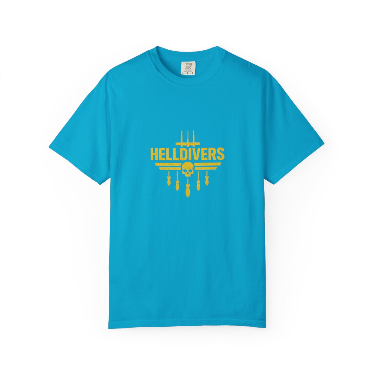 Helldivers Skull and Bombs Graphic T-Shirt - alternate angle 2, merchandise