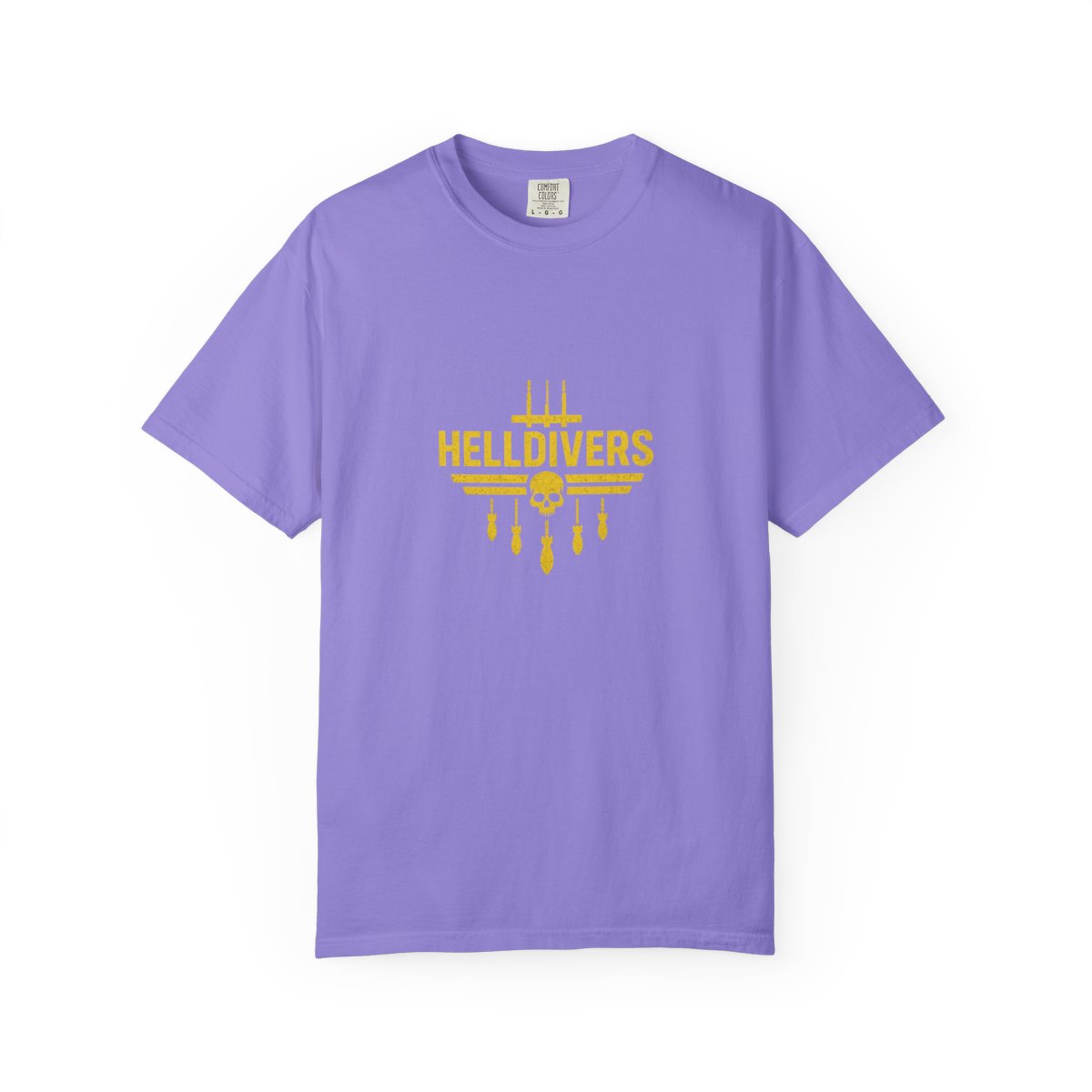 Helldivers Skull and Bombs Graphic T-Shirt