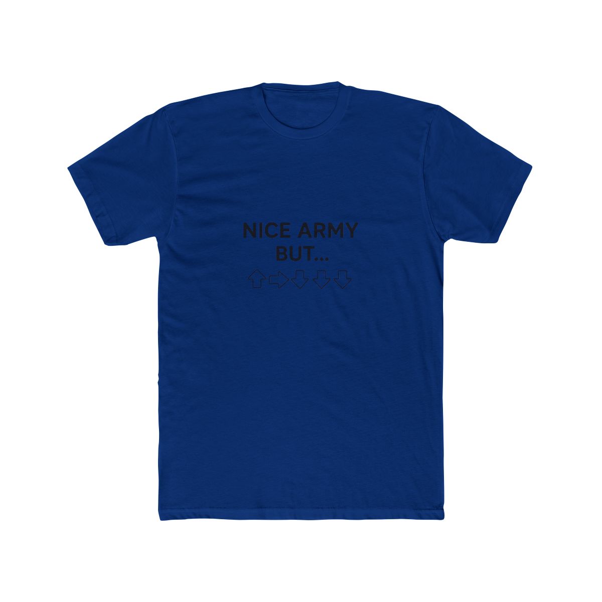 Nice Army Butt Hilarious Military Pun T Shirt - alternate angle 2, merchandise