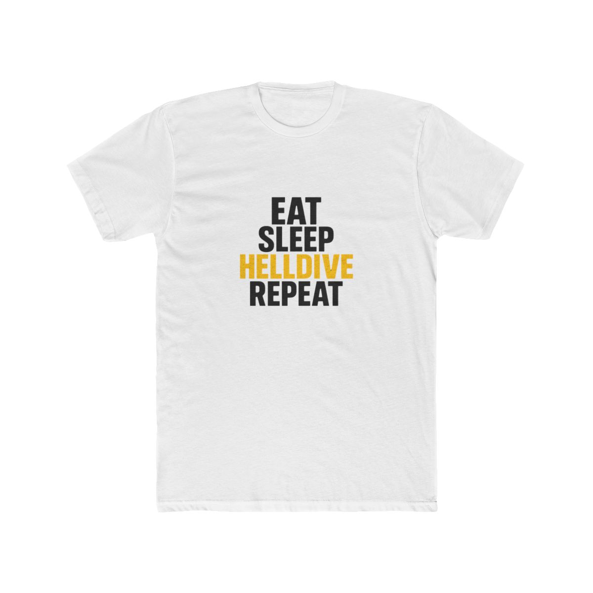 Eat Sleep Helldive Repeat | Helldivers Tee, Gamer Shirt, Fan Gift - alternate angle 4, merchandise