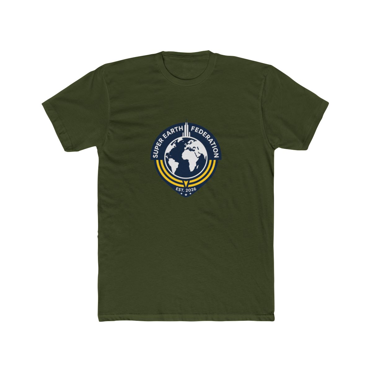 For Super Earth! T-Shirt - alternate angle 4, merchandise