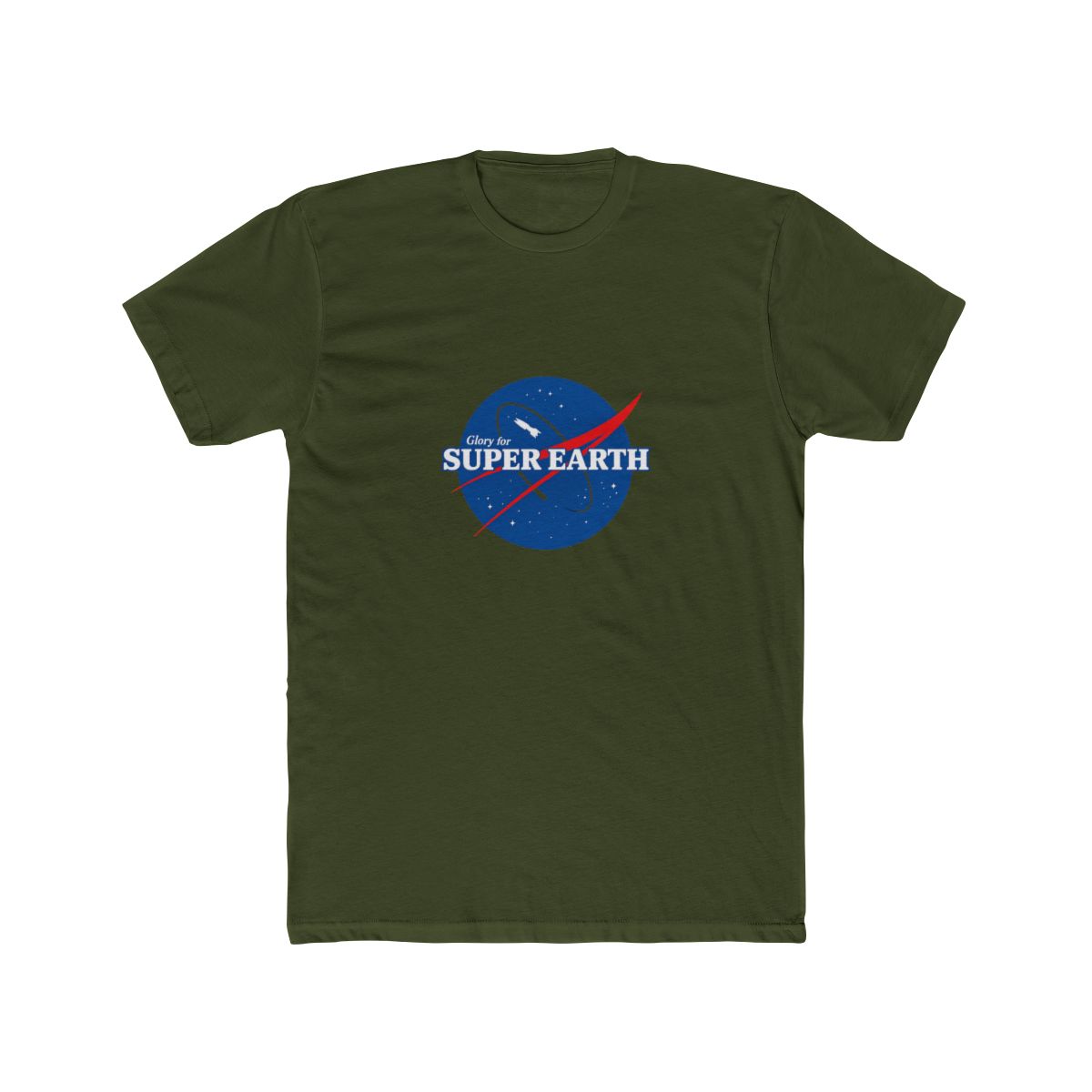Glory for Super Earth T-Shirt - alternate angle 3, merchandise