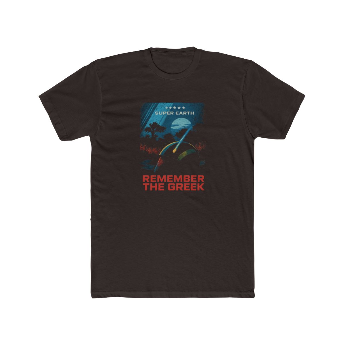 Retro Astronaut Funny Bold Graphic T Shirt - Space Humor Gift - alternate angle 2, merchandise