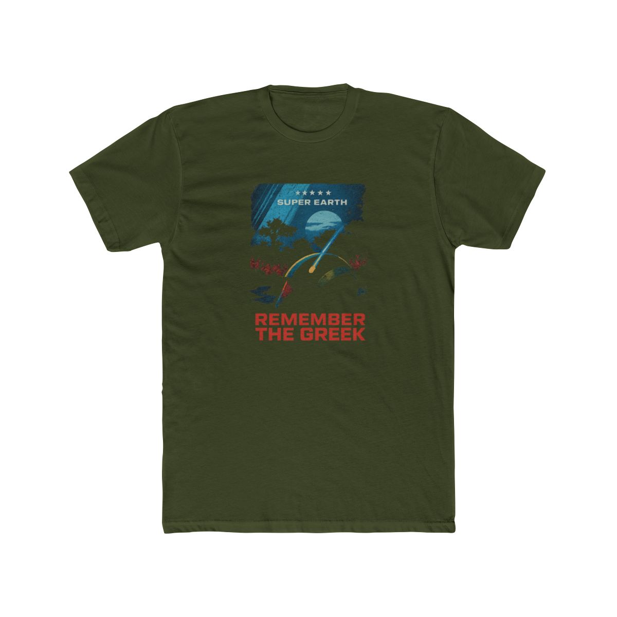 Retro Astronaut Funny Bold Graphic T Shirt - Space Humor Gift - alternate angle 5, merchandise