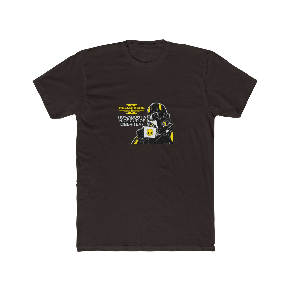 Helldivers Cup of Liber-tea T Shirt - alternate angle 5, merchandise