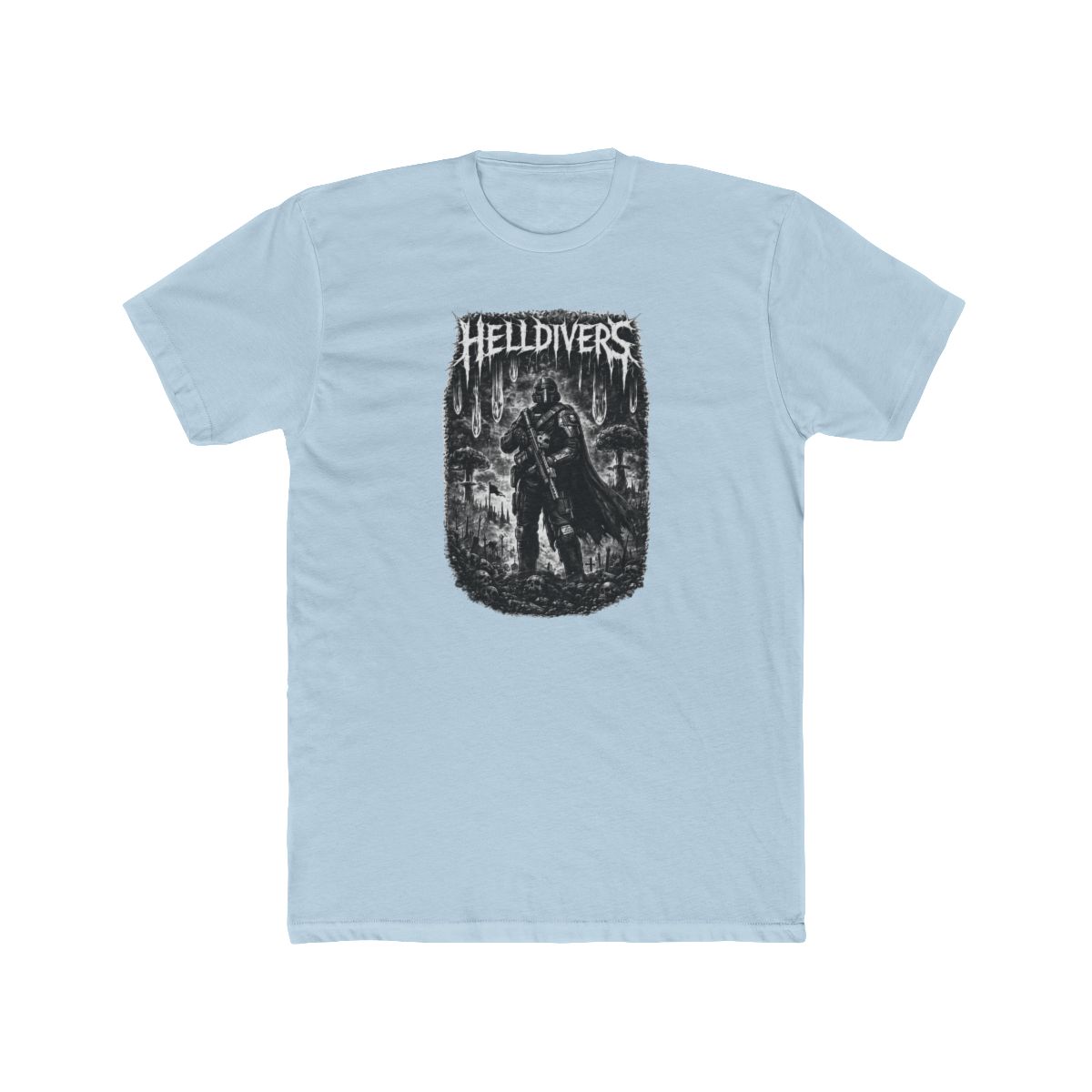 Helldivers Deathcore Design T-Shirt - alternate angle 2, merchandise