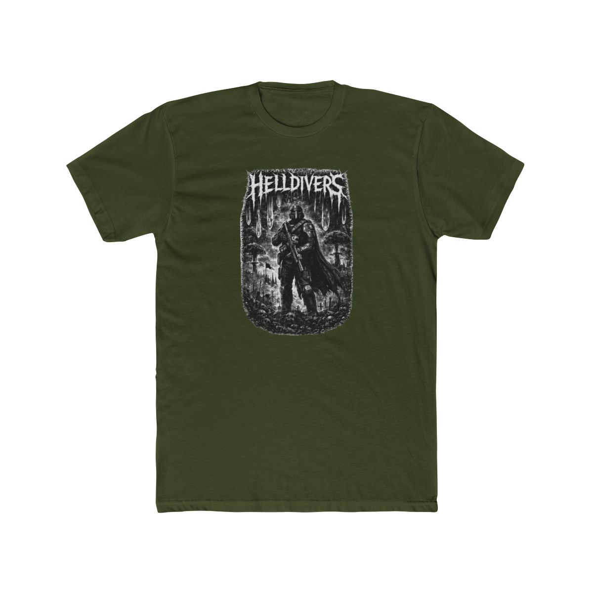 Helldivers Deathcore Design T-Shirt - alternate angle 3, merchandise