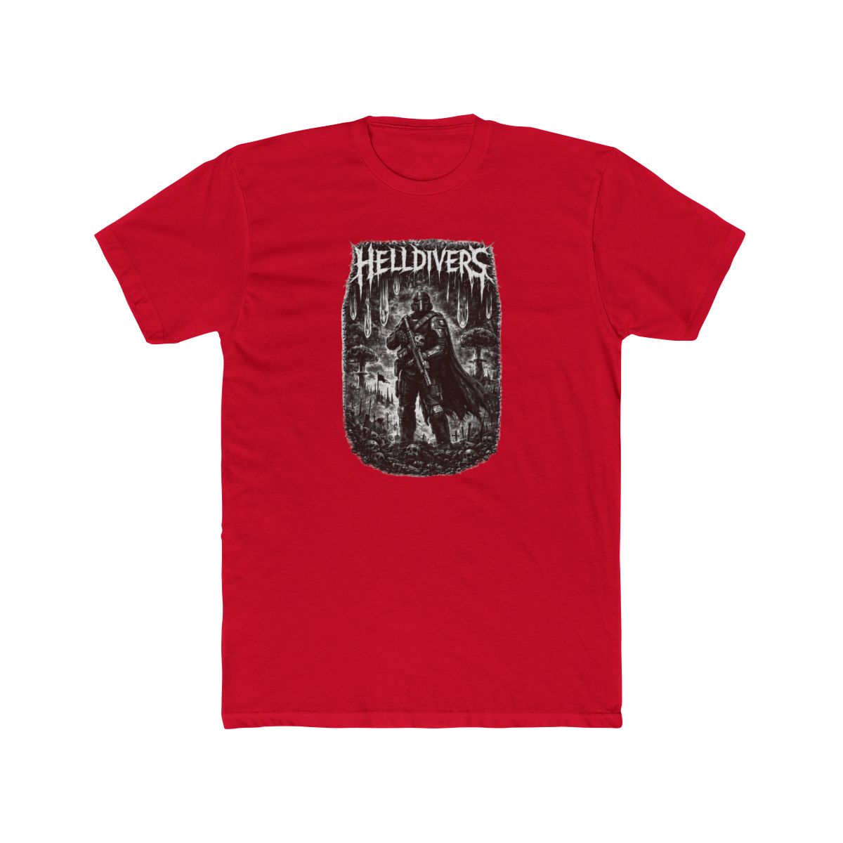 Helldivers Deathcore Design T-Shirt - Official t-shirts merchandise