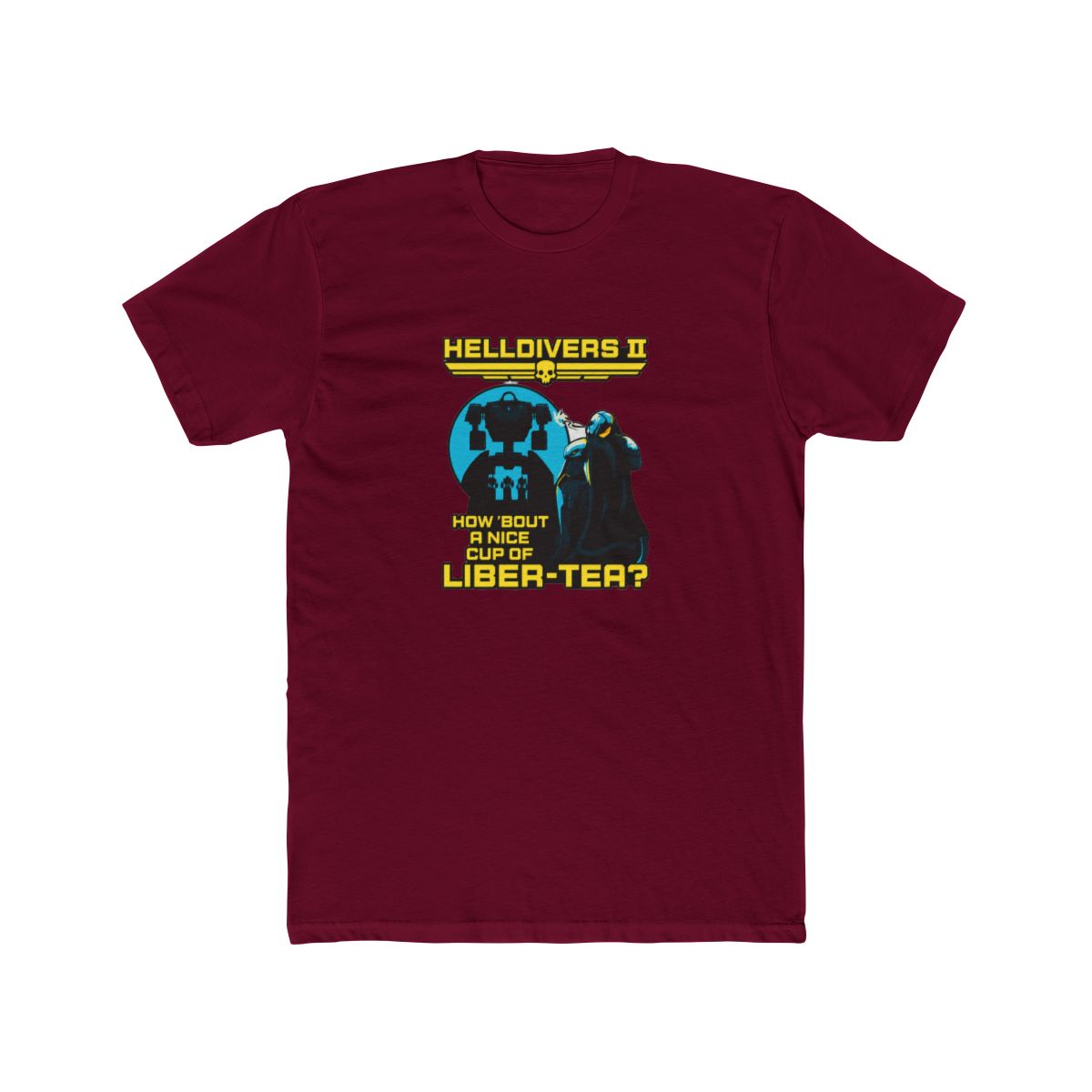 Helldivers Cup of Liber-tea Ultra Cotton T Shirt Tee