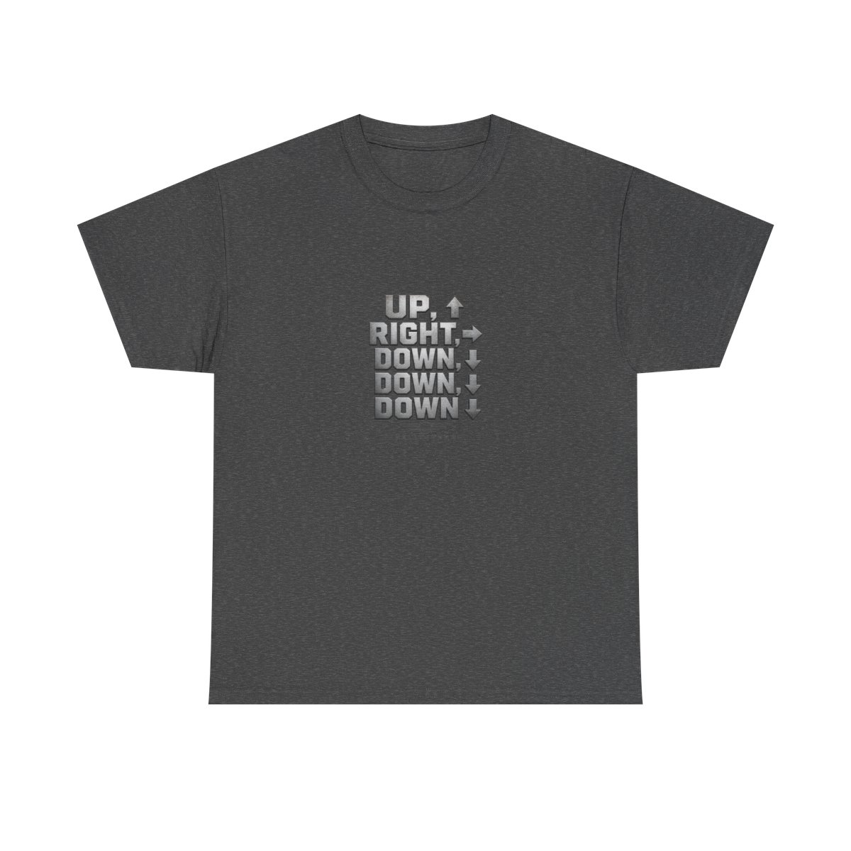 Helldivers "UP, RIGHT, DOWN, DOWN, DOWN" Unisex Tee - alternate angle 4, merchandise