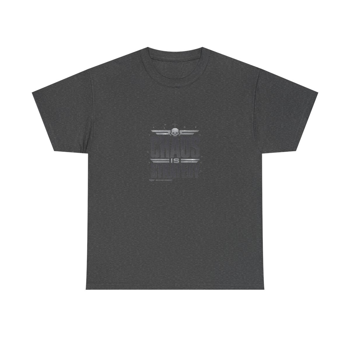 Helldivers "CHAOS IS STRATEGY" Unisex Tee - alternate angle 2, merchandise