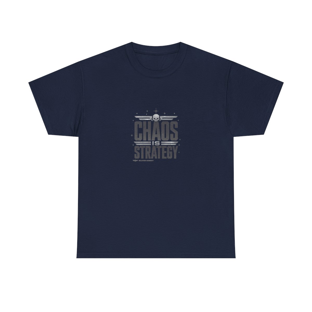 Helldivers "CHAOS IS STRATEGY" Unisex Tee - alternate angle 5, merchandise