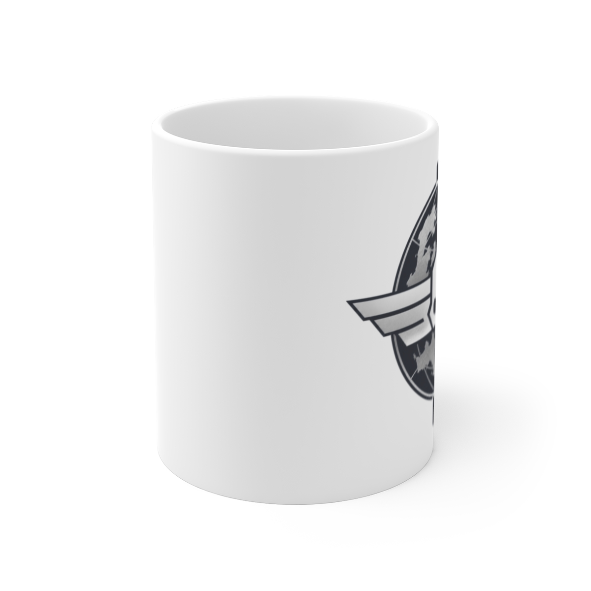 Helldivers "Super Earth" White Mug - alternate angle 1, merchandise