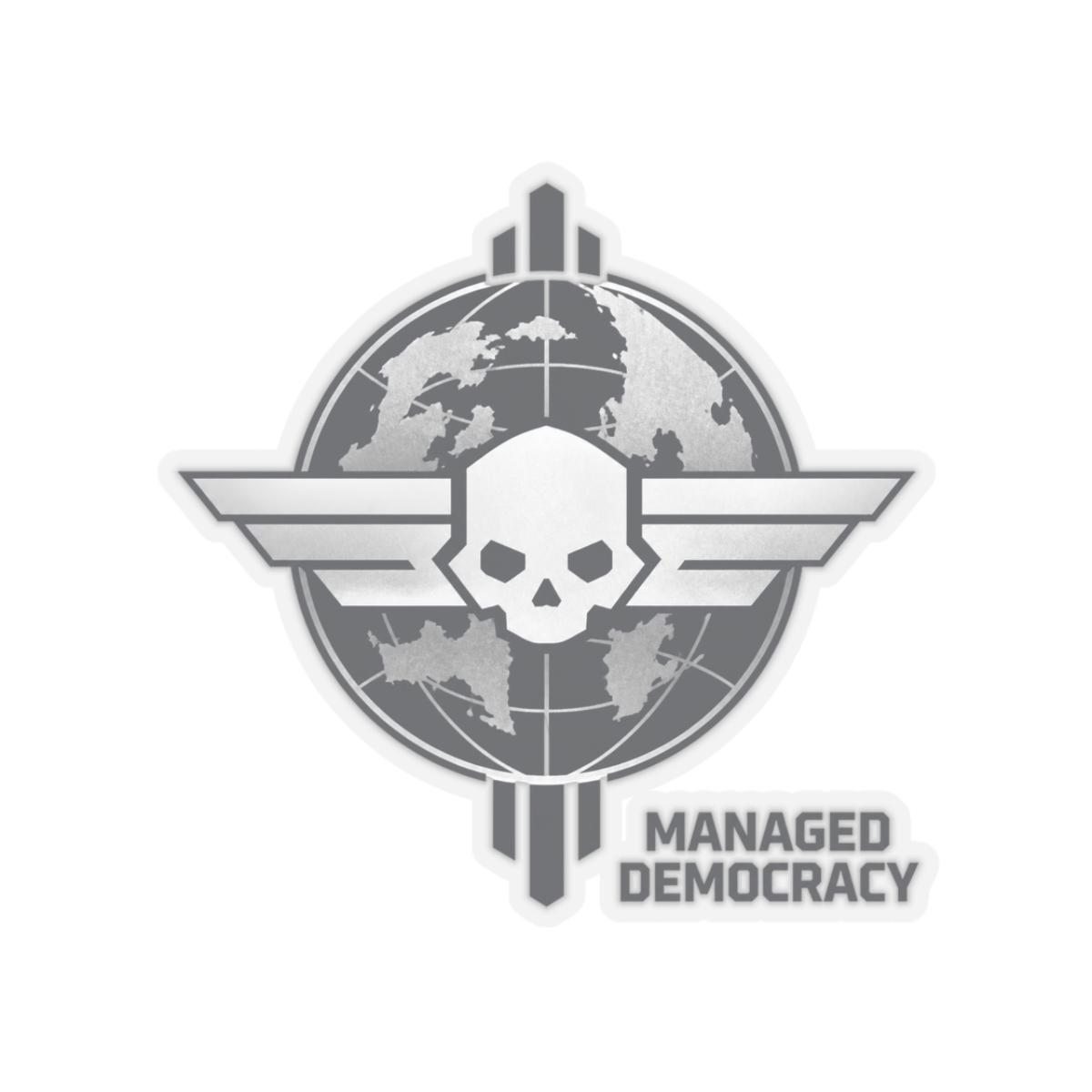 Helldivers "Super Earth" Sticker