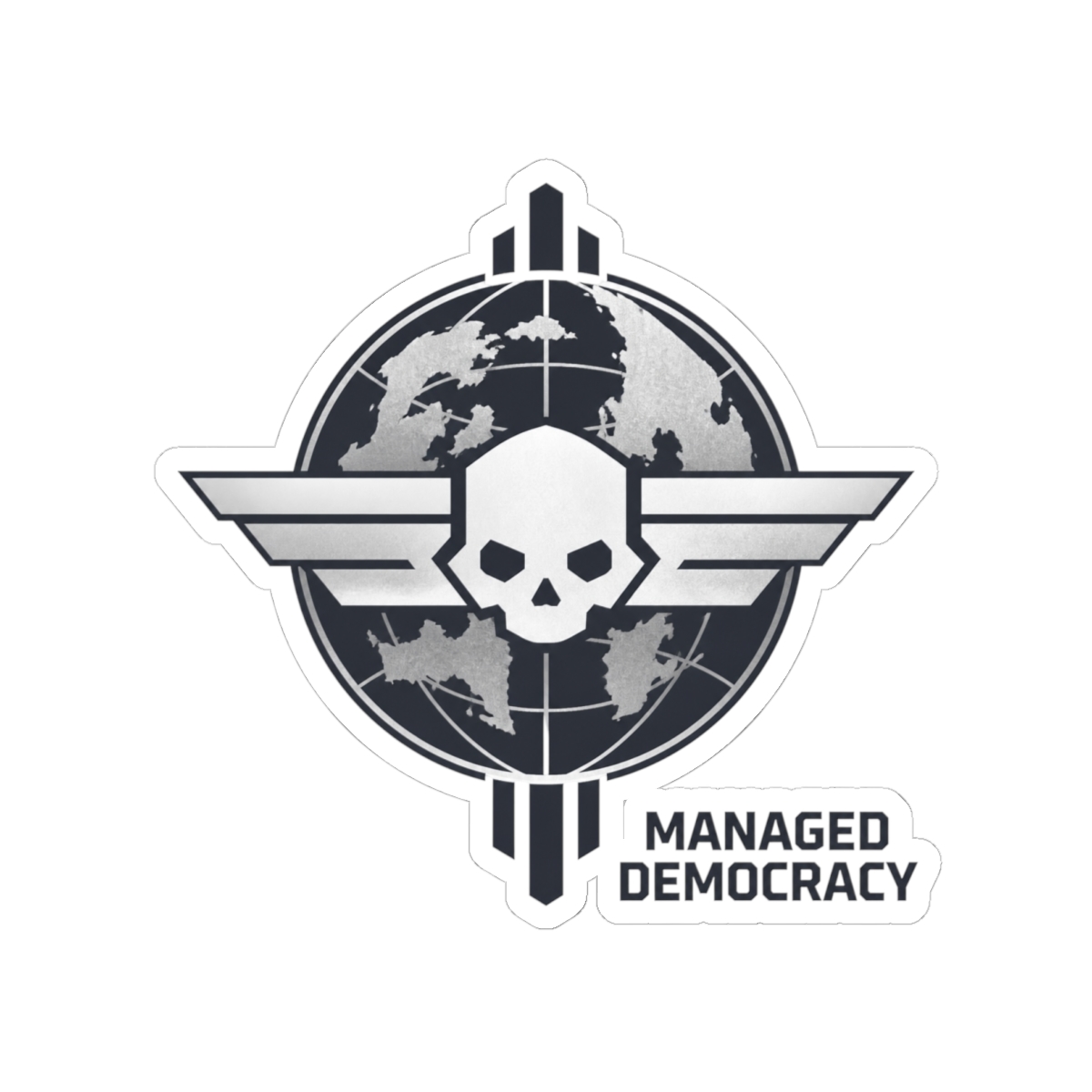 Helldivers "Super Earth" Sticker - Official Stickers merchandise